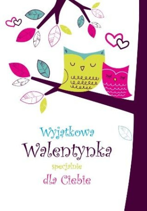 Karnet walentynkowy z kopertą