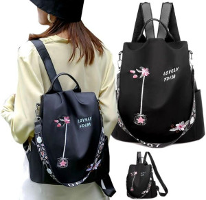 Plecak miejski czarny 2w1 sportowa Torba damska