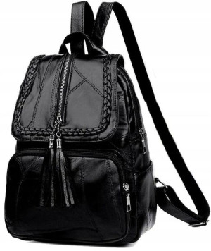 Plecak damski 2w1 Torebka BOHO stylowa czarna c208