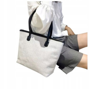 Torebka Torba Shopper Na Ramię C164 Biała