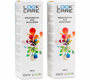 Płyn do soczewek Look Care Aqua Solution 2 x 360ml