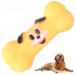 Gryzak piszczałka dla psa zęby zabawka gumowa 17cm