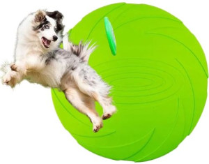 Frisbee dla psa latający dysk naturalna guma 18cm