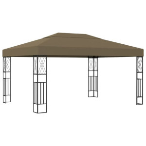 Altana, 3 x 4 m, taupe, tkanina