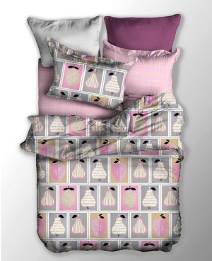 DecoKing Pościel OWOC 160x220+80x80*1