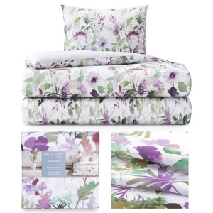 AmeliaHome Pościel bawełniana 140x200 + 80x80*1