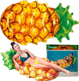 Materac Dmuchany Do Wody Pływania Ananas Duży Xxl