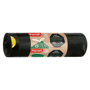 Worki Na Śmieci Super Mocne Czarne 70l X 15 Sztuk