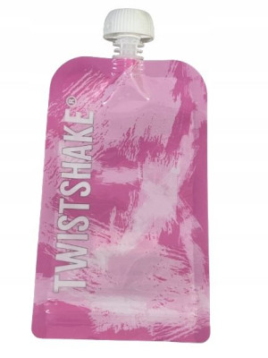 Twistshake Wielorazowa Saszetka 220 ml Pink