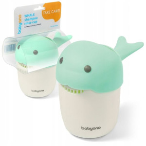 BabyOno KUBEK DO MYCIA GŁOWY Whale 1344/02 mint