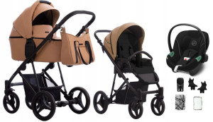 BEBETTO 3w1 FLAVIO +fotelik CYBEX Aton S2 PRO 03