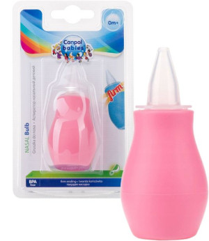 Canpol Gruszka do nosa aspirator 2/118 pink