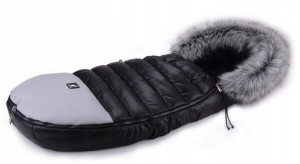 Cottonmoose Śpiworek zimowy ALASKAN do wózka Grey