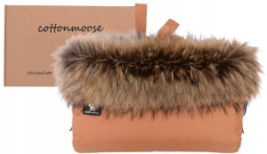 CottonMoose Mufka futro Ocieplacz do wózka Amber