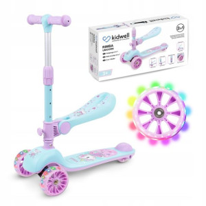 Kidwell Hulajnoga balansowa 2w1 Rimba jeździk LED