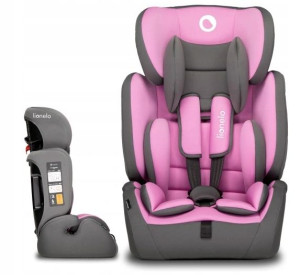 Lionelo LEVI SIMPLE fotelik samochodowy 9-36 Pink