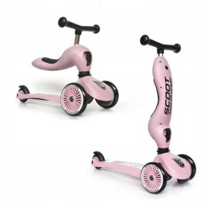 SCOOTANDRIDE Hulajnoga HighWayKick 2w1 ROSE 1 +