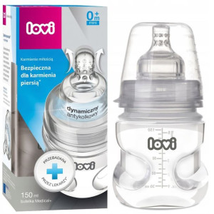 LOVI Butelka Medical 150ml+Smoczek 0m+ 21/565
