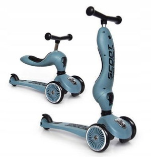 SCOOTANDRIDE Hulajnoga HighWayKick 2w1 steel 1+