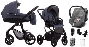 BEBETTO wózek 3w1 HOLLAND + Cybex ATON 5 02/CZA