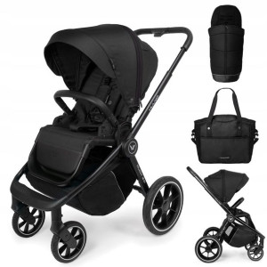 MUUVO lekki wózek spacerowy QUICK 3.0 Jet Black