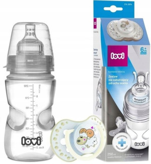 LOVI Butelka Medical 250ml+Smoczek 6m+ ZESTAW 0121