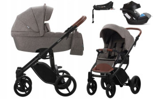 BEBETTO LUCA 4w1 11 st czarny Cybex ATON 5 + Baza