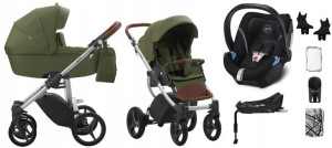 BEBETTO LUCA 4w1 04 st szary Cybex ATON 5 + Baza