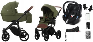 BEBETTO LUCA 4w1 04 st czarny Cybex ATON 5 + Baza