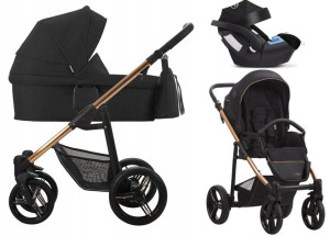 BEBETTO wózek NICO ESTILO 3w1 CYBEX ATON 5 kol 01