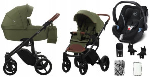 BEBETTO wózek LUCA 3w1 04 st czarny Cybex ATON 5