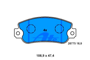 Klocki Hamulcowe Fiat Panda Uno Seat Ibiza I Malag
