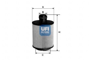 Filtr Oleju Alfa 159 1.9jtdm 16v 08- Ufi