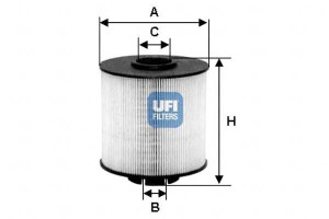 Filtr Paliwa Db 12t-serie 1225 98- Ciez. Ufi