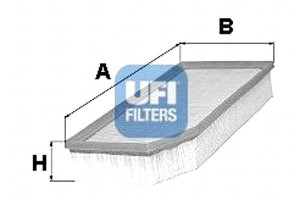 Filtr Powietrza Berlingo 1.6i 00- Ufi