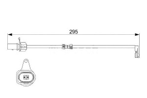 Czujnik Zużycia Klocków Audi A8 3,0 09- Bosch