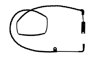 Czujnik Zużycia Klocków Range Rover 06- Tył Brembo