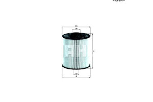 Filtr Paliwa Mercedes W202/w210/w220 98- Knecht