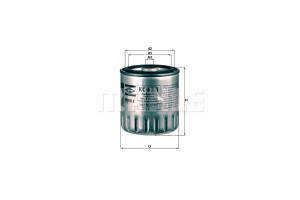 Filtr Paliwa Mahle 5017831 93156616 10922301 00109