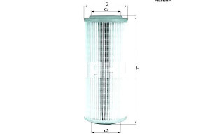 Filtr Powietrza Fiat Idea Punto Lancia Musa 1.6d/1