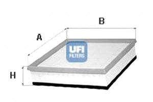 Filtr Powietrza Jaguar X-type 2.0d 03- Ufi