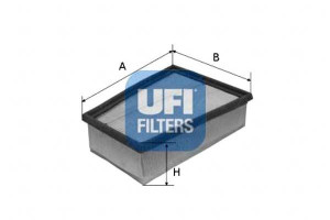 Filtr Powietrza Megane Iii 1.5-1.9dci 08- Ufi