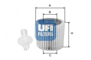 Filtr Oleju Subaru Trezia 1.3 11- Ufi