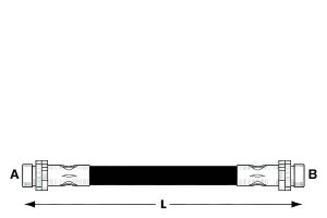 Przewód Hamulcowy Ap 1151027 1426701 2s612282ae 2s