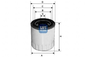 Filtr Paliwa Diesel Ufi