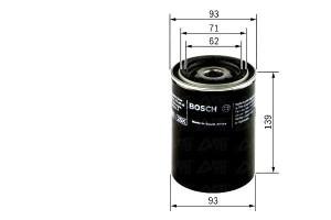 Filtr Oleju Range Rover 2,4td Bosch