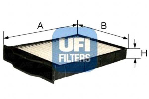 Filtr Kabinowy Citroen C1 05- Ufi