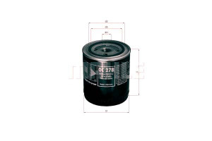 Filtr Oleju Mahle 5025133 93156590 93156975 Vof109