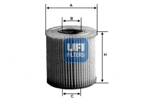 Filtr Oleju Db C180-c250cdi 08- Ufi