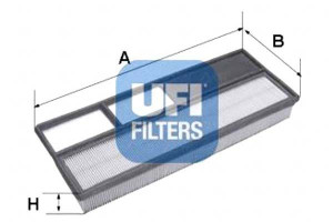 Filtr Powietrza Grande Punto 1.3jtd 16v 05- Ufi